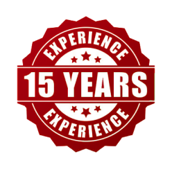 15 Years Experience Badge